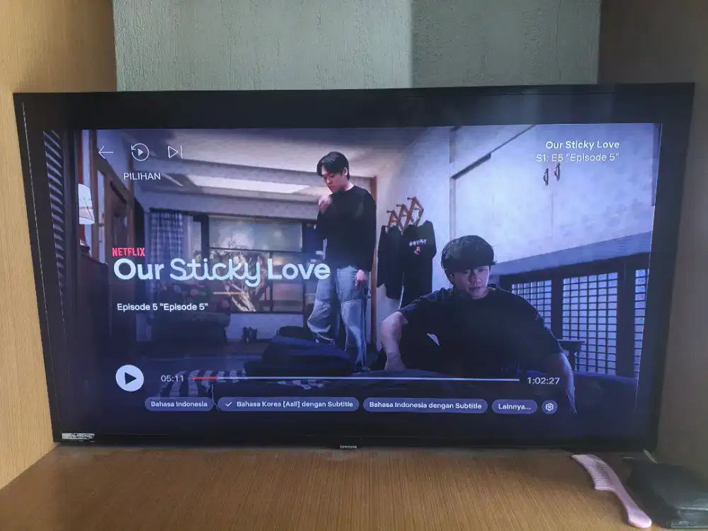 Samsung LED TV 40 Inch Full HD + Mi TV Stick – Bisa Netflix YouTube