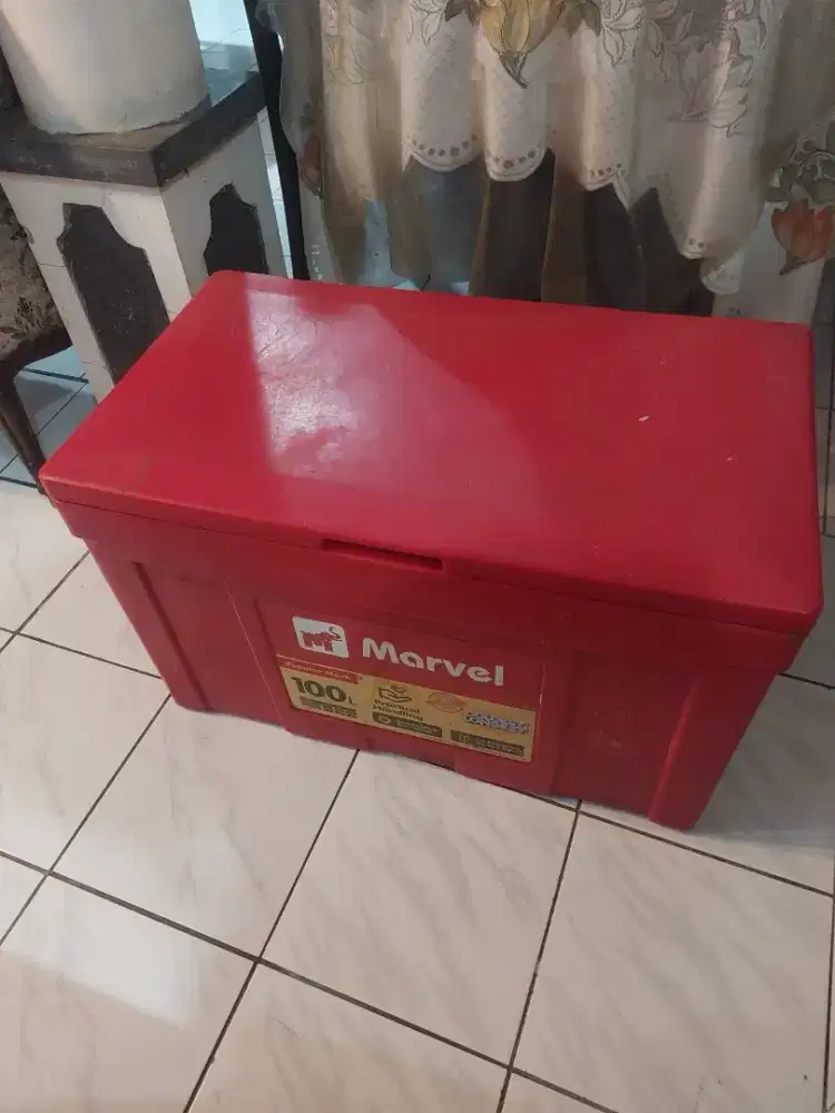 Box Container Plastik Marvel 100 Liter – Bekas, Kondisi Baik