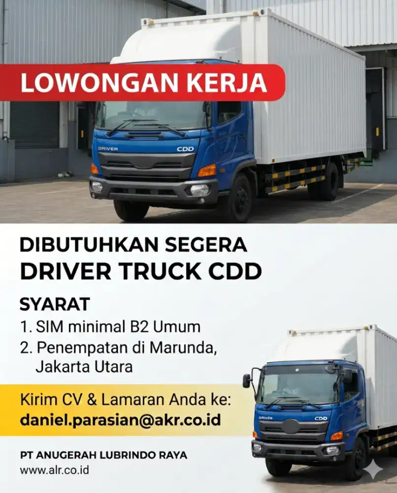 Driver Truck CDD