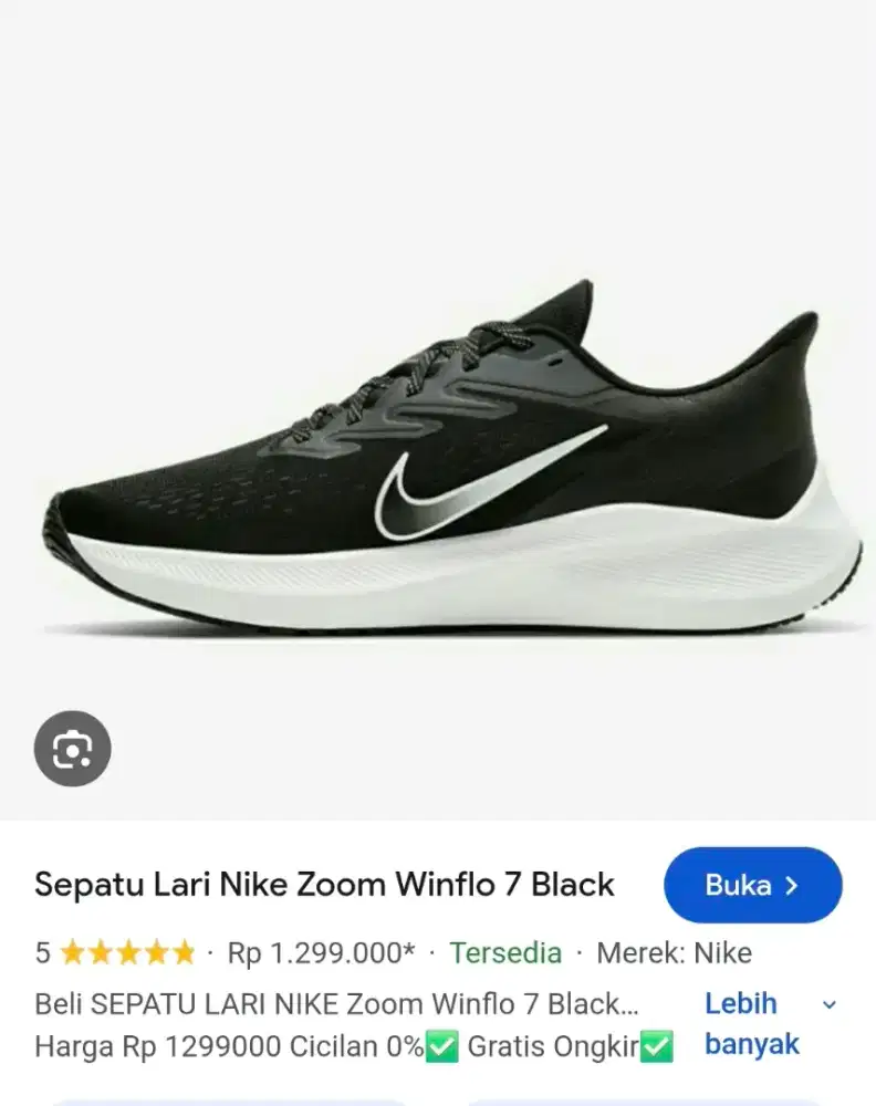 Sepatu Nike kondisi siap pakai