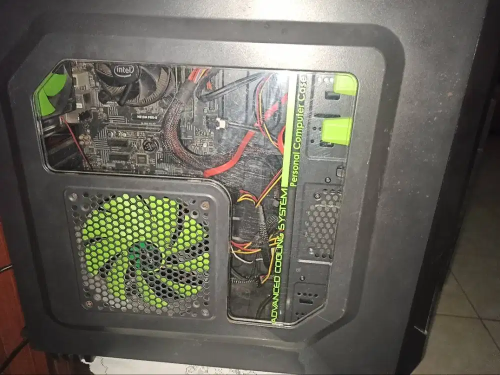 PC + Keyboard + Mouse tanpa monitor