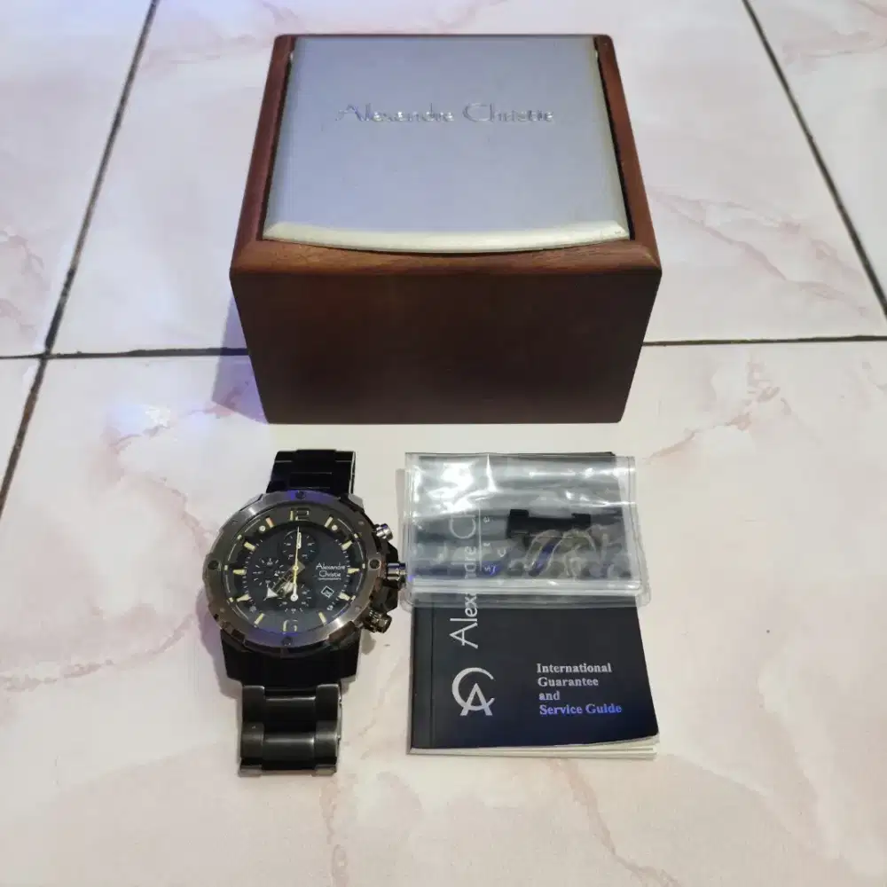 Jam Tangan Alexandre Christie 6410 MC Original