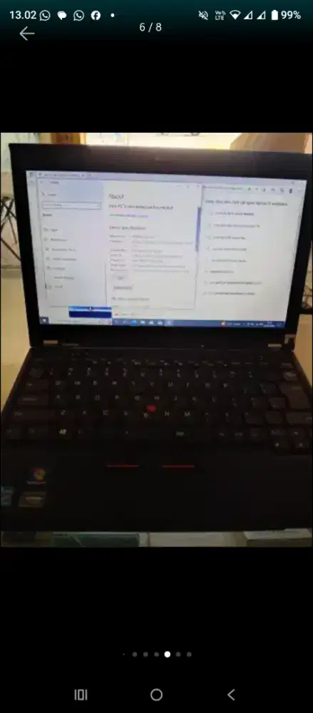 Dijual aneka laptop bekas harga murah