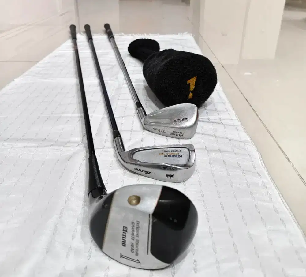 Dijual stik golf Mizuno + Wilson - Paket Driving
