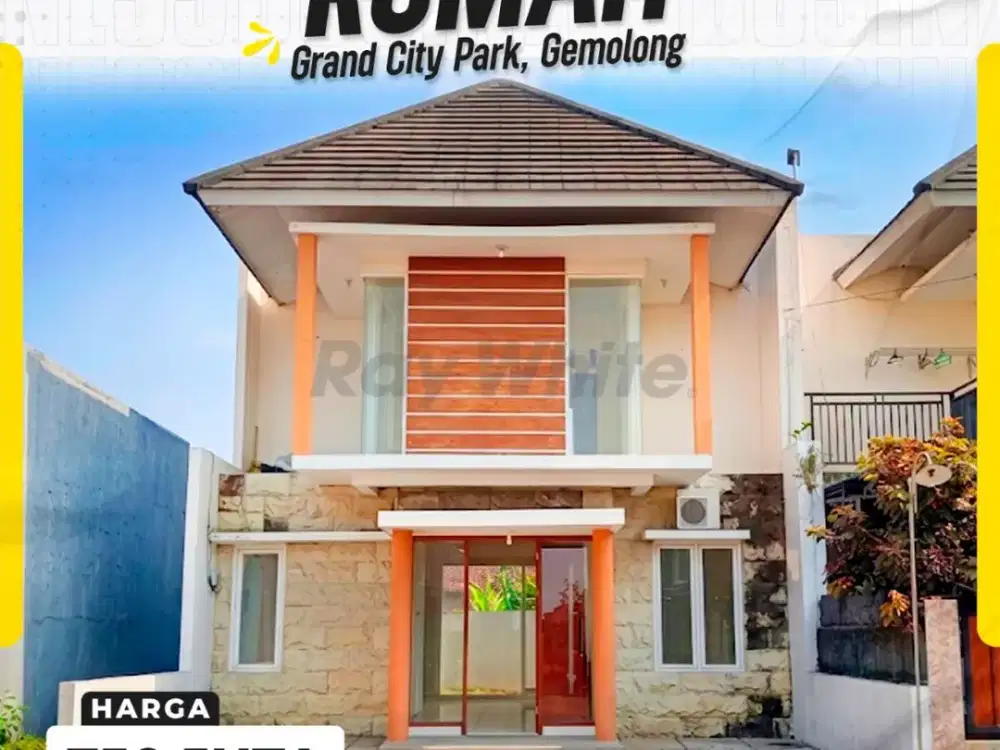 Dijual rumah 2 lantai di Perumnas Grand City Park, Kwangen, Gemolong, Sragen.