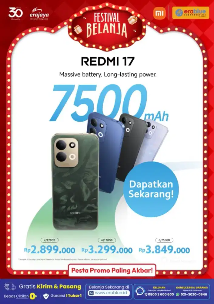 LAUNCHING REDMI 17 7500mAh | PROMO

SPESIAL | CICILAN 0%