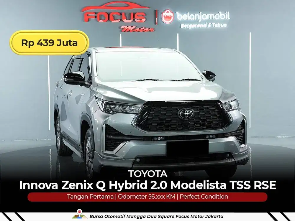 [ BERGARANSI ] Toyota Innova Zenix Q Hybrid 2.0 Modelista 2023/2024