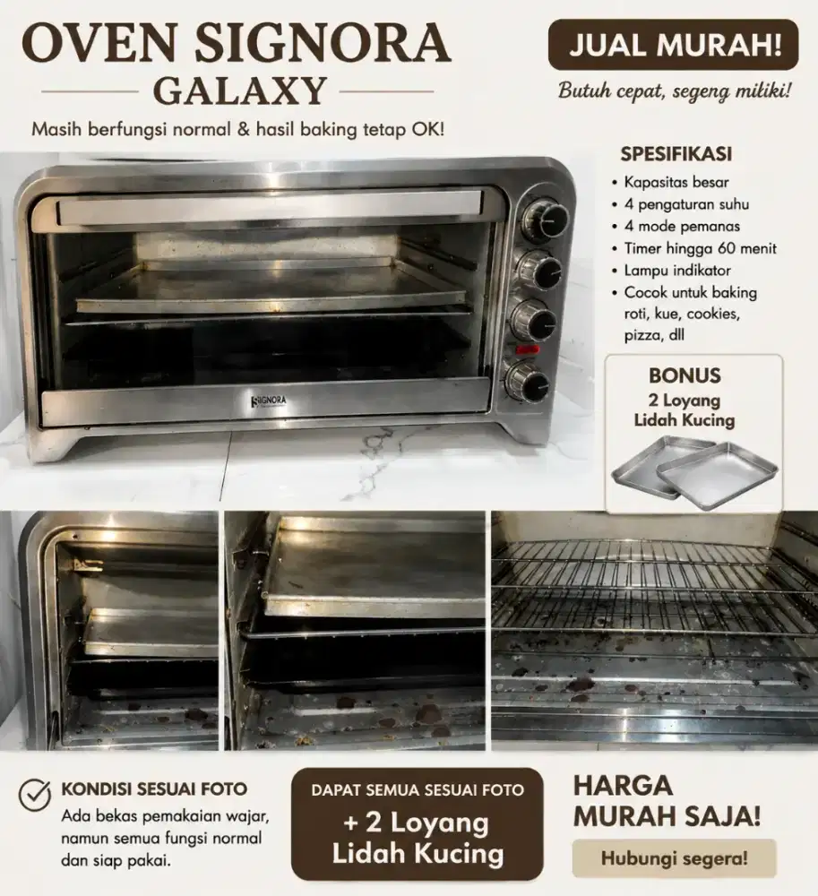 Oven Galaxy Signora tipe lama