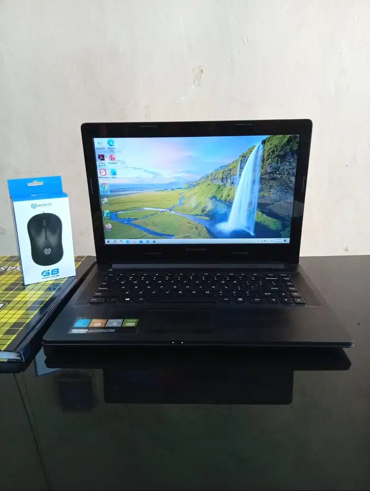 LAPTOP SECOND MURAH Lenovo G40-45 E1-6010 Ram 8 Hdd 500 BERGARANSI