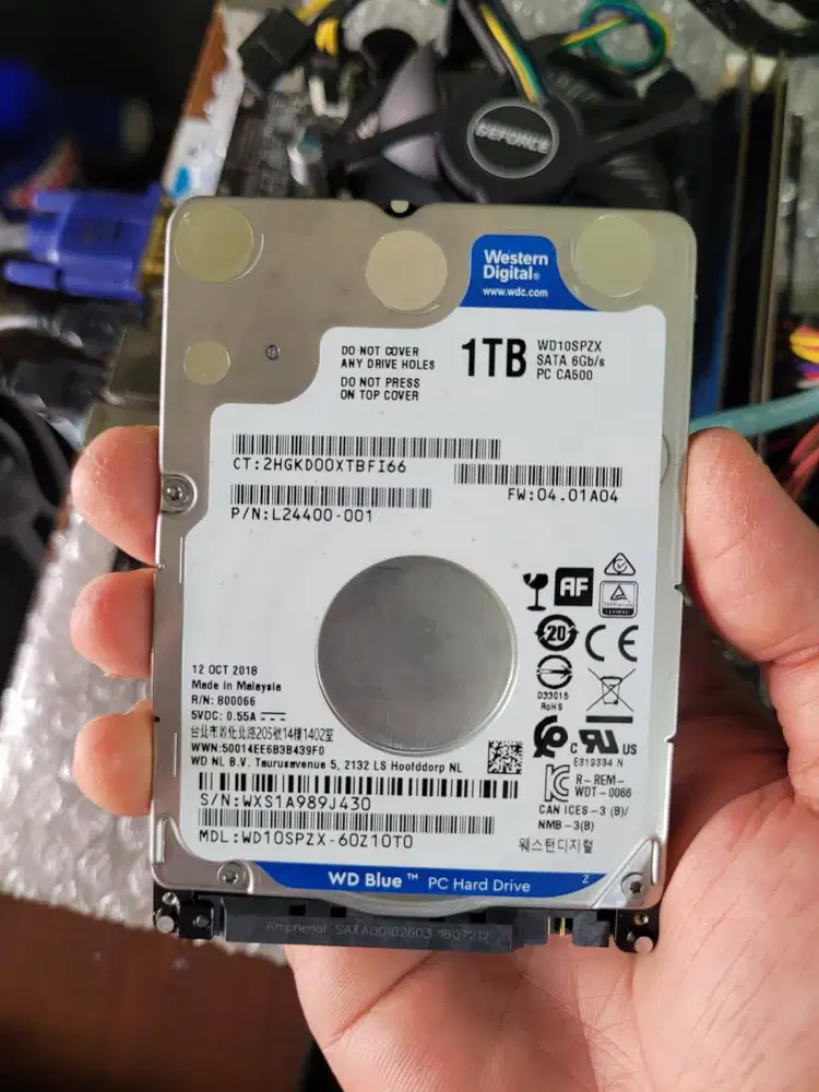 Harddisk Laptop 1Tera 1TB WD Blue copotan laptop