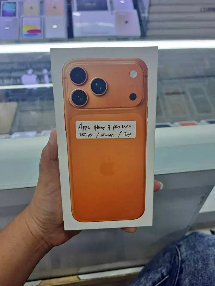 IPhone 17 Pro Max 256GB Cosmic Orange New Garansi Resmi IBox