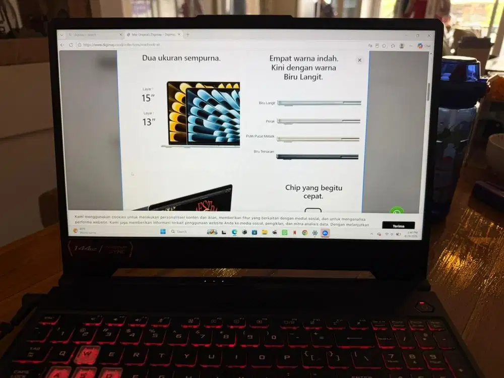 ASUS TUF GAMING A15 FA506NC | RYZEN 5 7535HS | RTX 3050 4GB