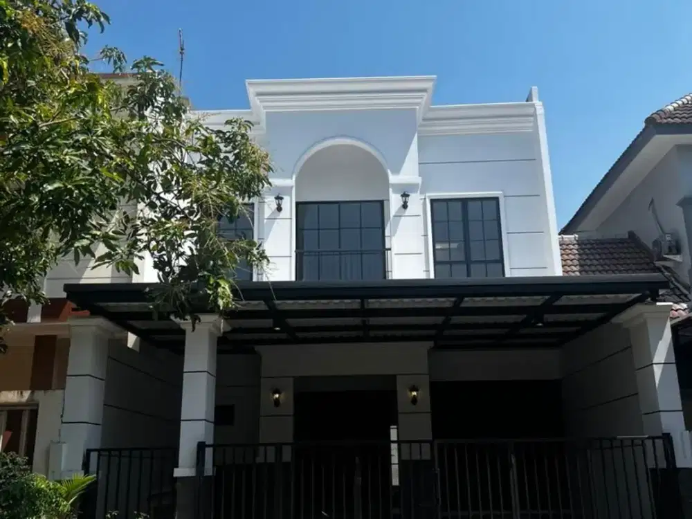 Rumah Baru American Classic*PONDOK MUTIARA REGENCY SIDOARJO*Row Jalan Super Lebar Cluster One Gate