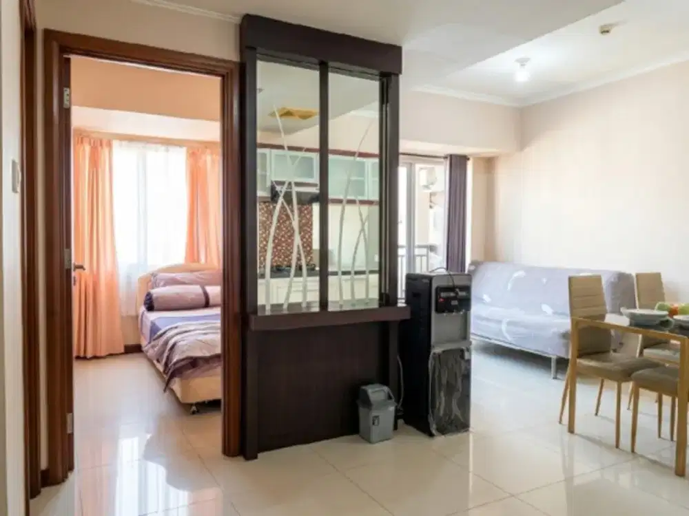 APARTEMEN WATERPLACE 2BR FURNISHED ADA MESIN CUCI