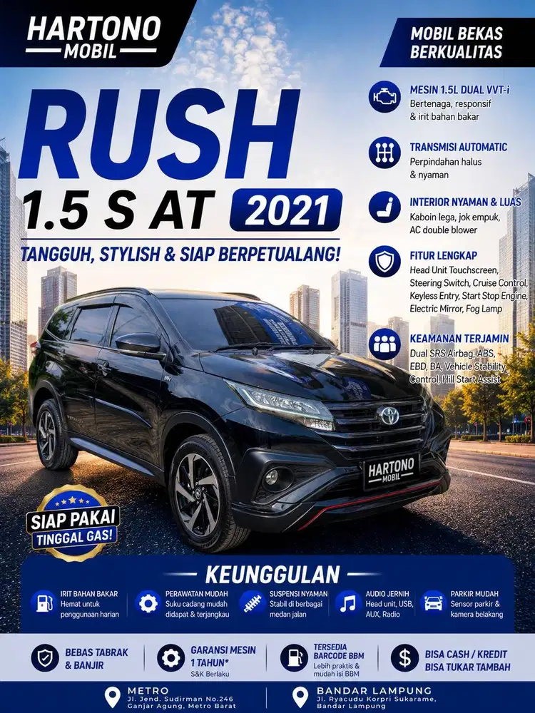 RUSH 1.5 S AT 2021