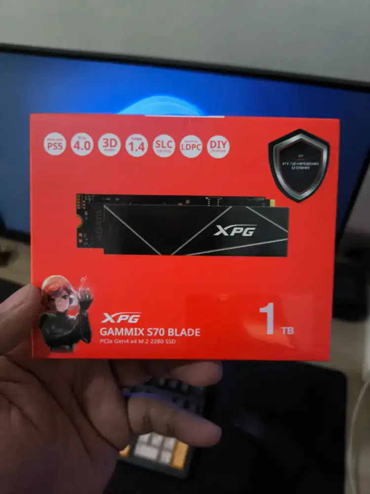 SSD 1TB NVME PCIE 4.0 x4 XPG Gammix S70 Blade