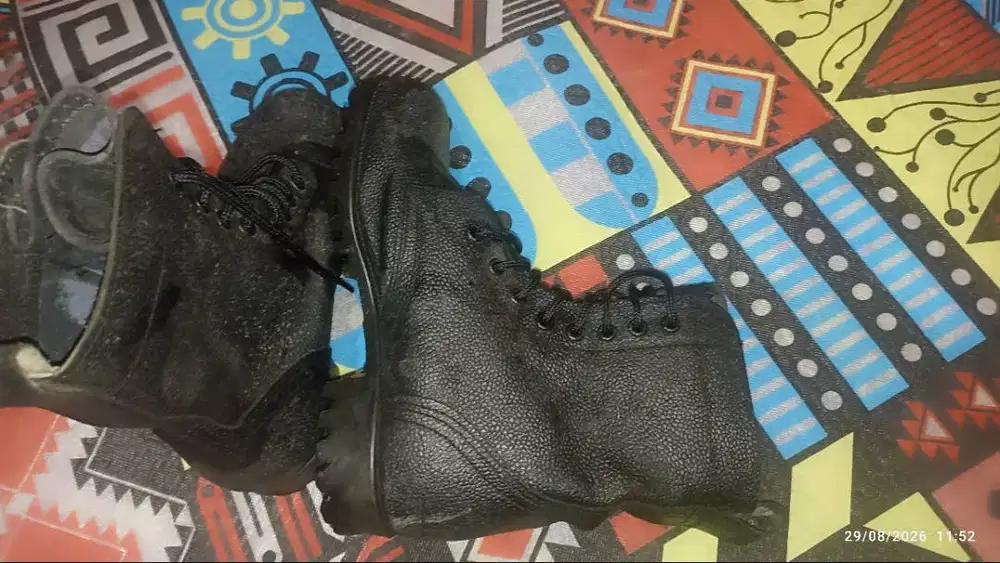 Sepatu PDL Kulit Jeruk (Tipe Standar/Jatah)