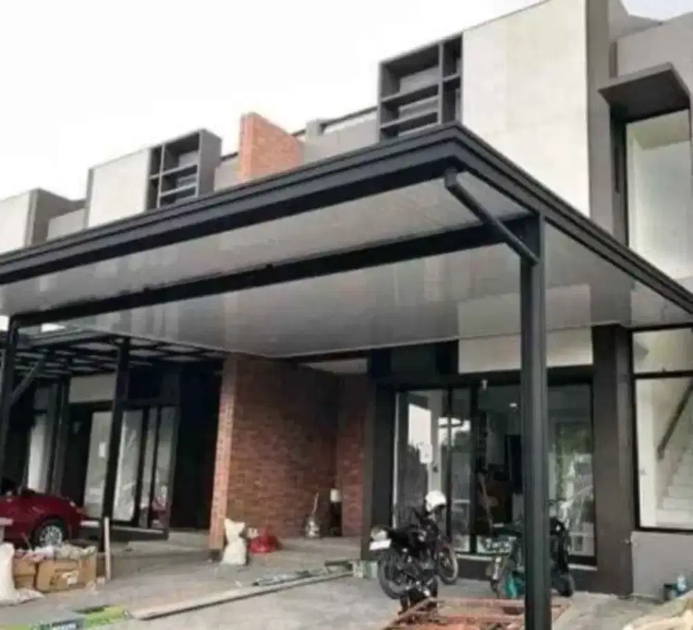 Kontruksi bongkar pasang atap baja ringan dan plavon PVC dll