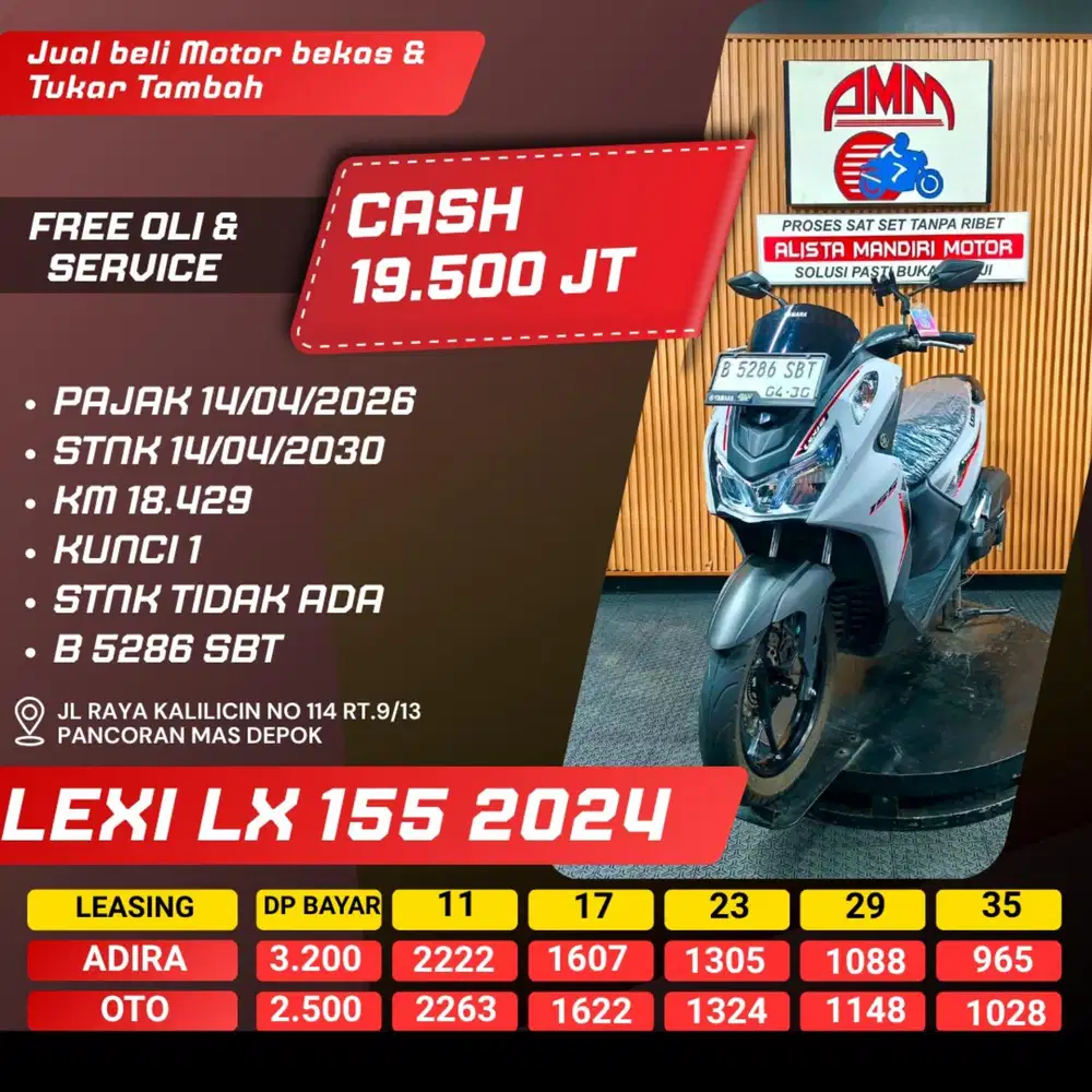LEXI LX 155 2024 CASH / KREDIT ALISTA