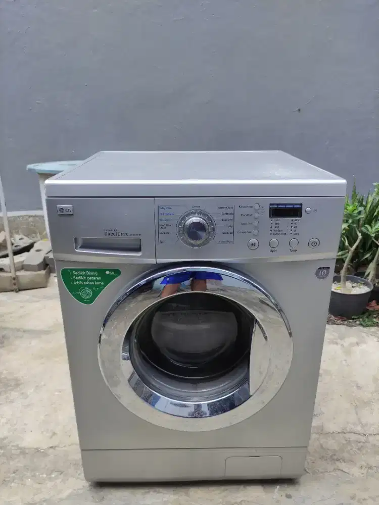 mesin cuci front loading LG inverter 7.5 KG