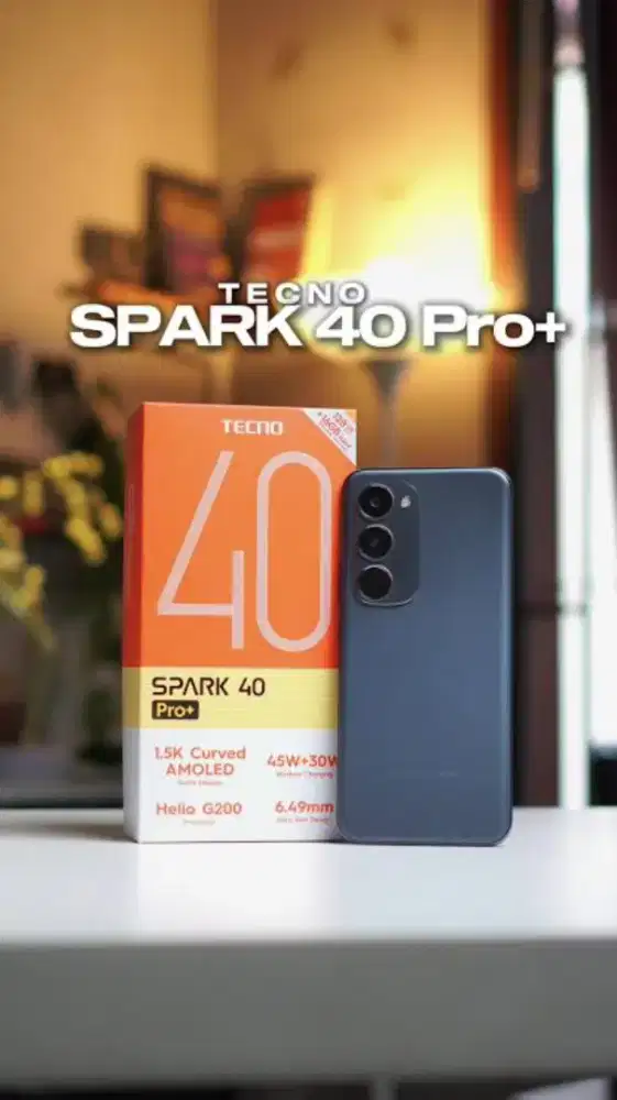 Tecno Spark 40 Pro+ 8/255 Bekas Display