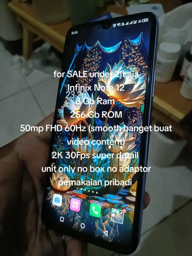 hp android NFC Infinix note 12 2023 ram 8Gb