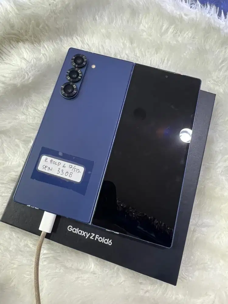 Samsung Z fold 6 12/512 gb resmi indo fullset mulus