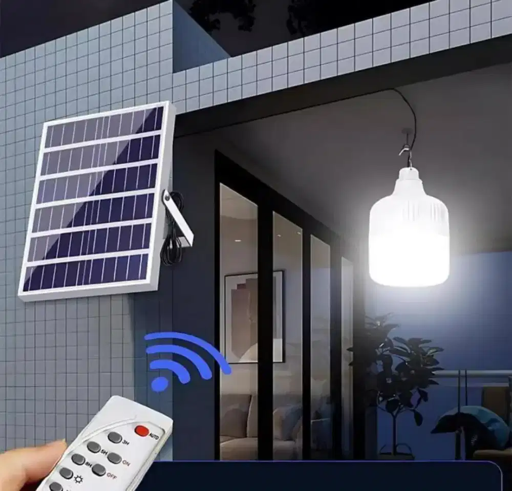 Lampu bohlam LED solar
