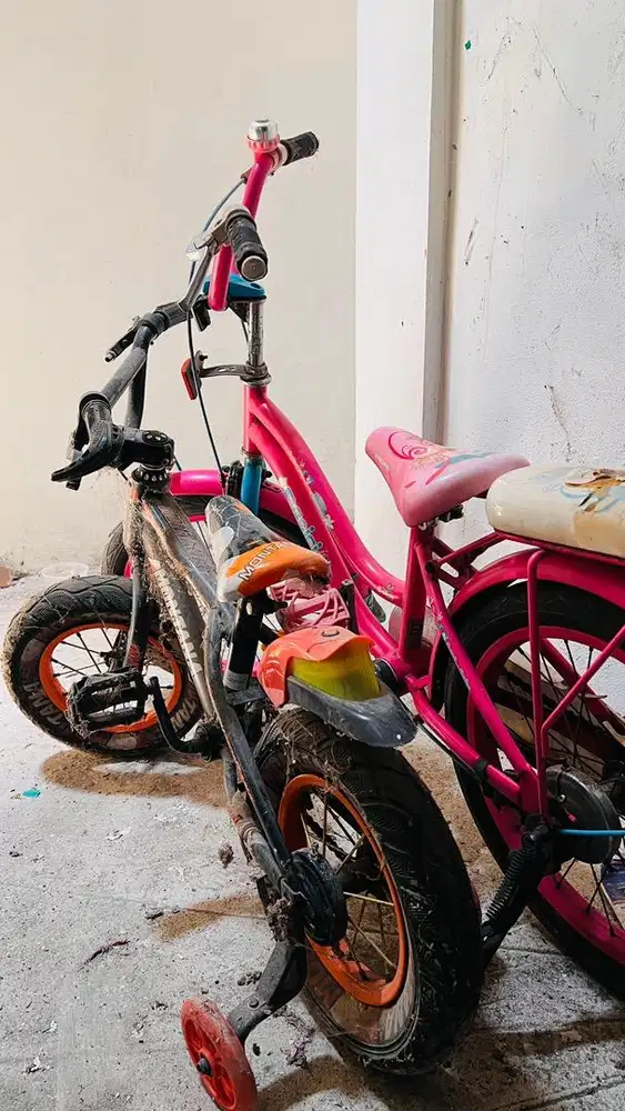 sepeda pink pacific dan orange montana