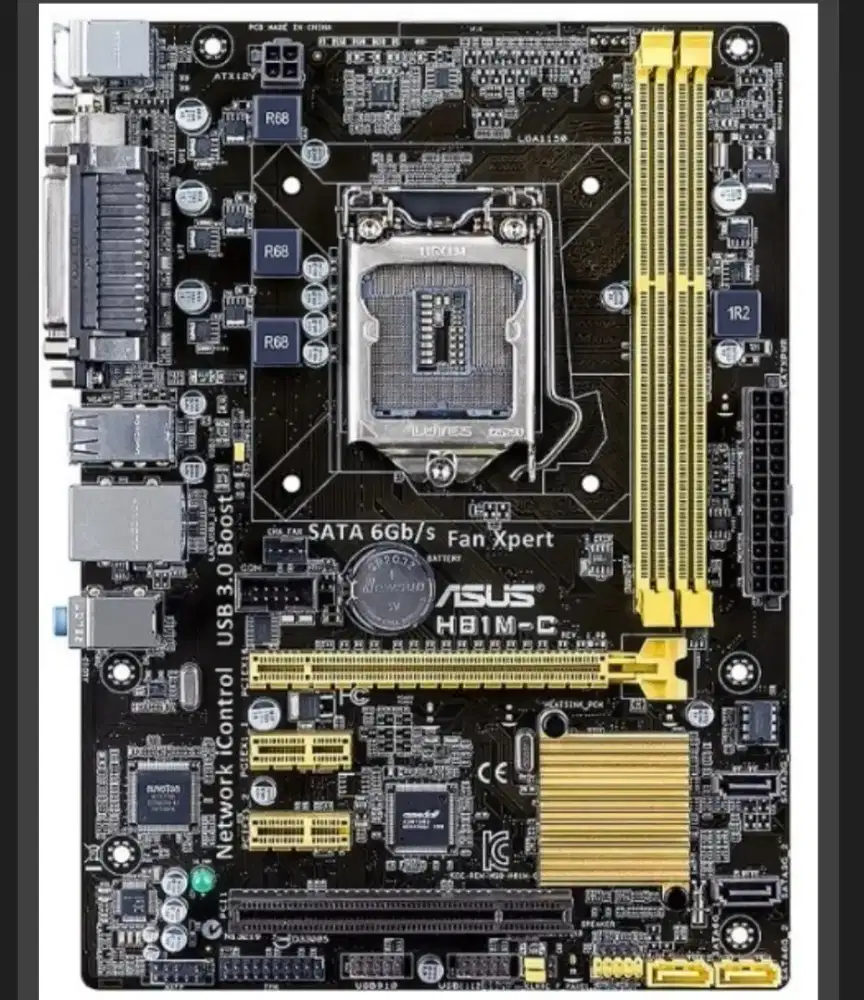 Mobo ASUS H81 GEN 4 & XEON 1220 V3 4C 4T(I5 4790 NO IGPU) MULUS