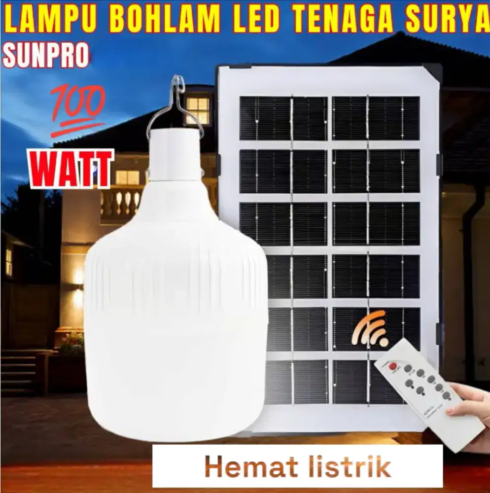 Bohlam lampu LED panel Surya