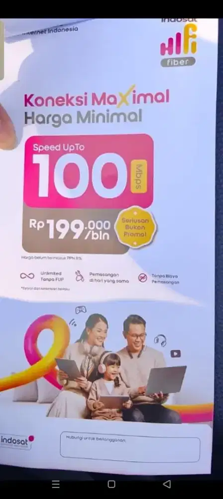 Jasa wifi hifi indosat