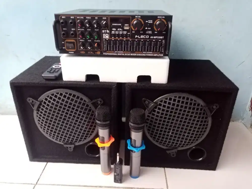 Paket sound system karaoke 8 in