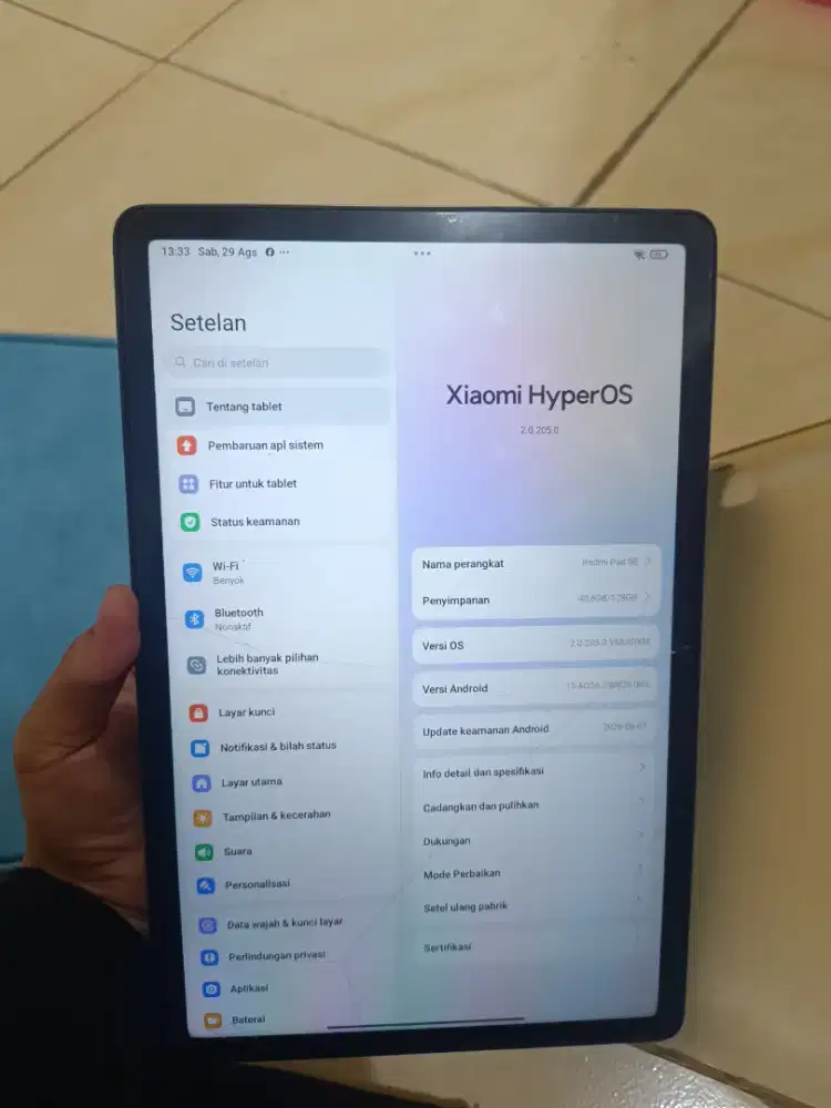 Resmi pad SE 4/128 wifi only 11 inch