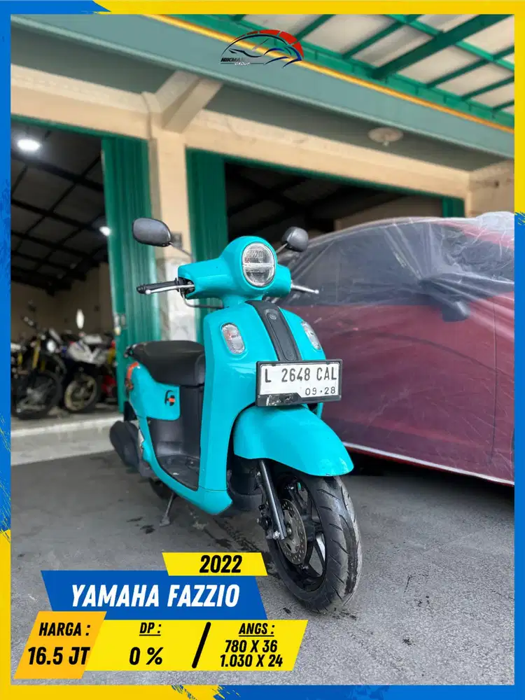 YAMAHA FAZZIO 2022 PLAT L MANTAP POLL HIKMAH MOTOR KEPUH MALANG