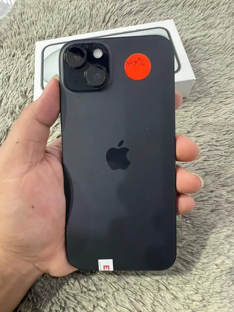 Iphone 15 plus 128 gb ibox fullset oem mulus