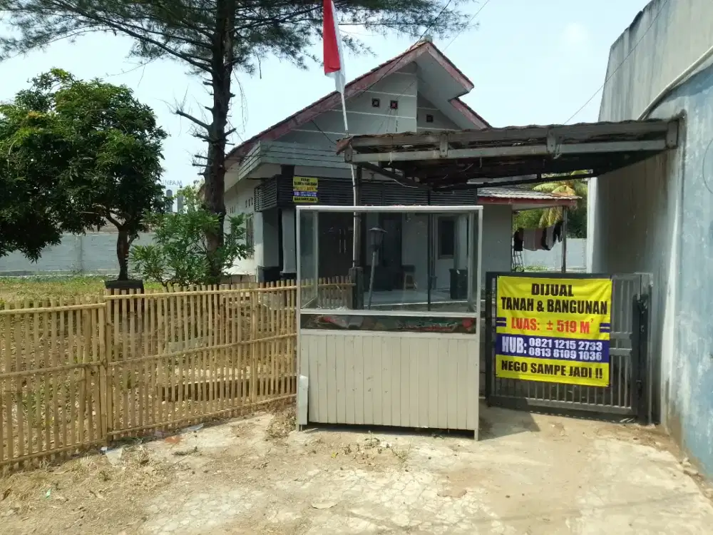 Dijual Tanah dan bangunan