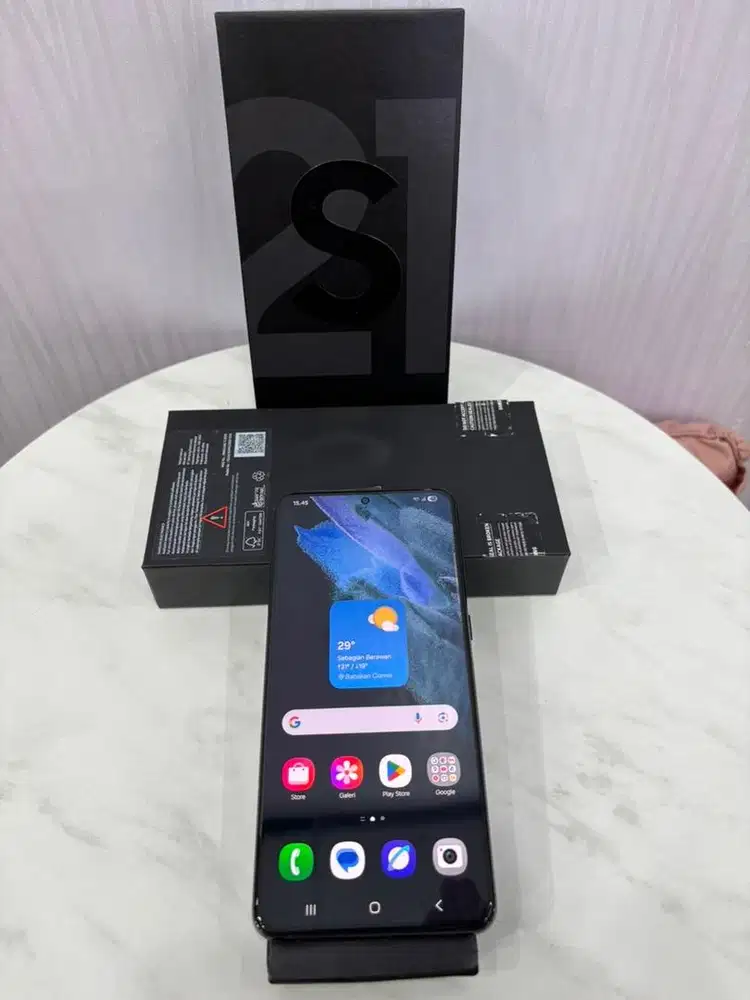 Samsung S21 Plus 8/256GB Phantom Balck Super Mulus Like New Resmi Sein