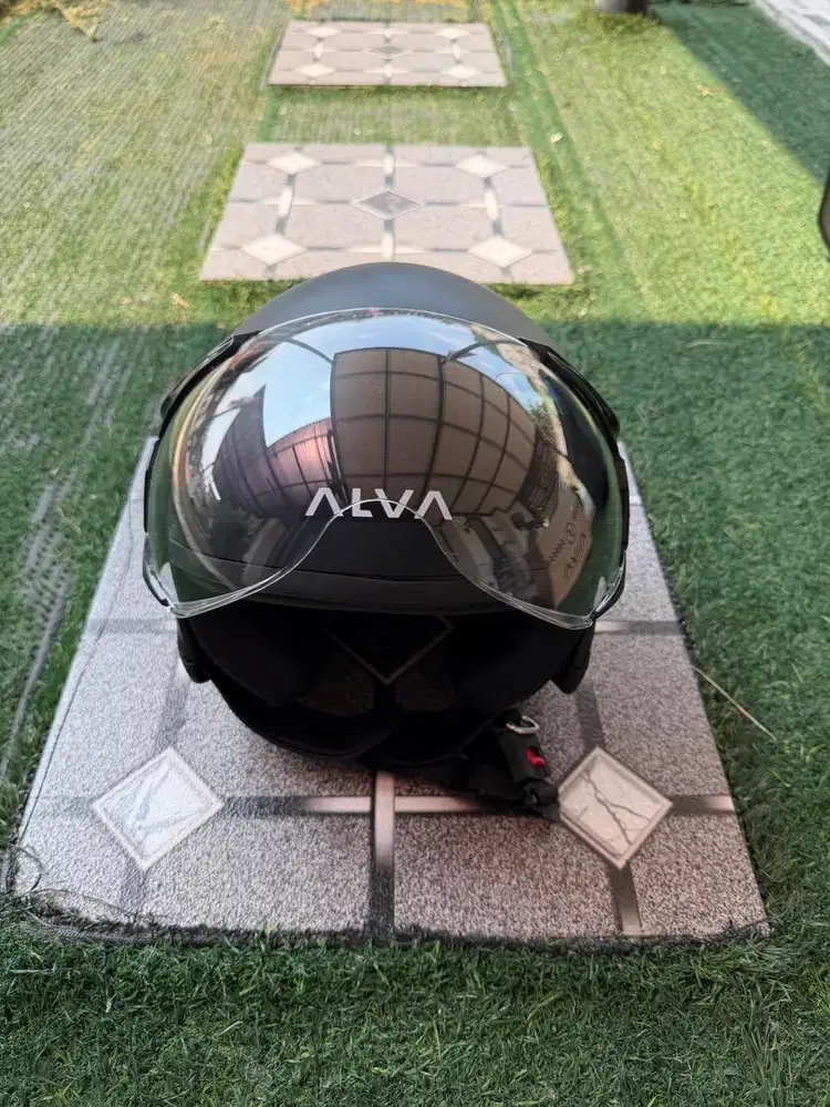 Jual Helm ALVA Cargloss Supernova Black Original BNIB Lengkap Box