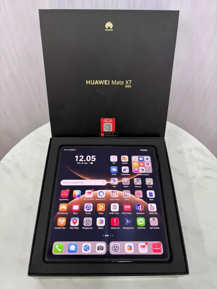 HUAWEI MATE X7 16/512GB BLACK SUPER MULUS LIKE NEW GARANSI RESMI