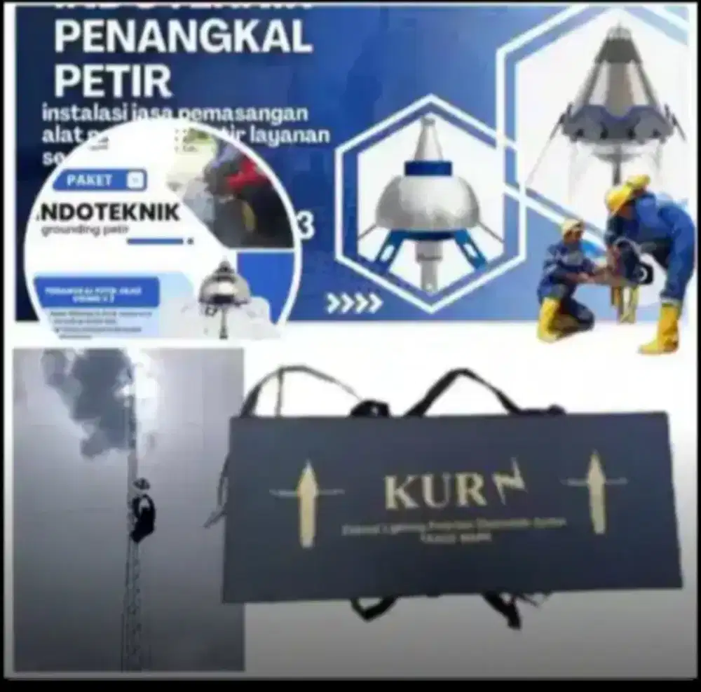 Teknisi ahli jasa pasang penangkal petir Margaasih Margahayu nagrek