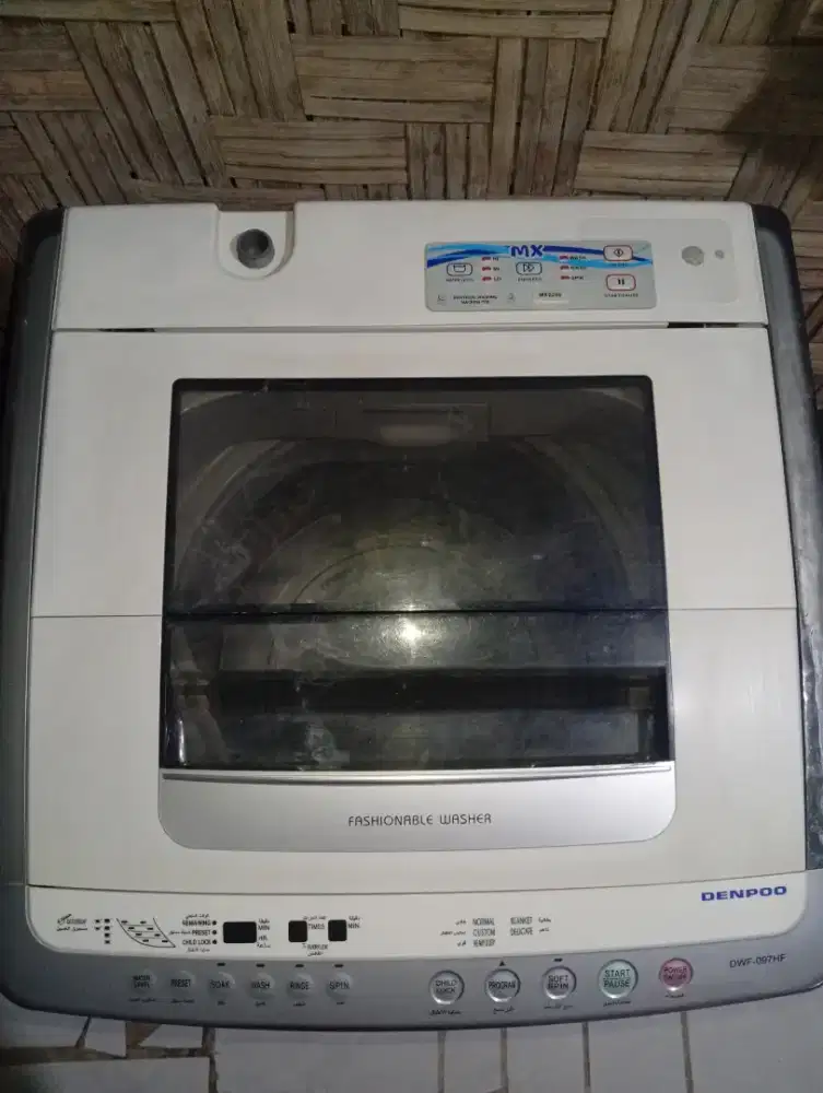 Jual mesin cuci otomatis universal merk DENNPOO kapasitas 9kg (bagus)