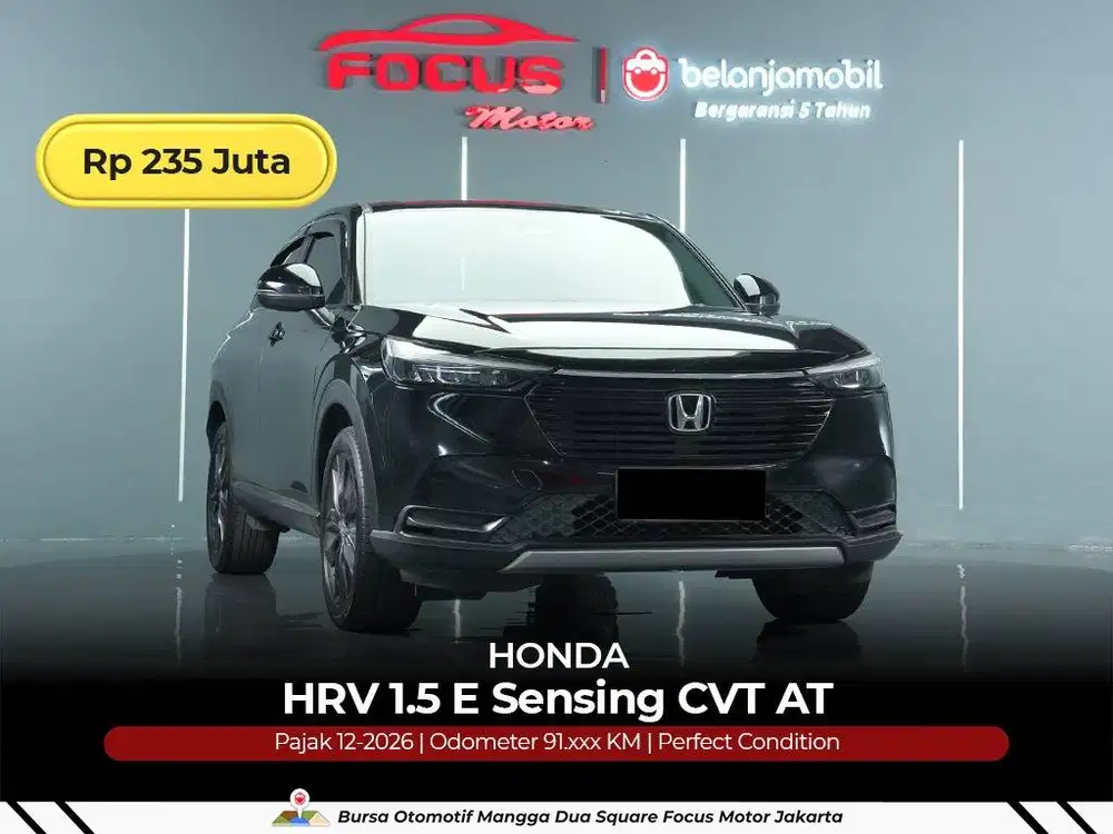 [ GARANSI 5TH ] Honda HRV HR-V HR V 1.5 E Sensing CVT AT 2022 2023