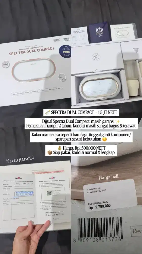 Dijual pumping spectra dual compact