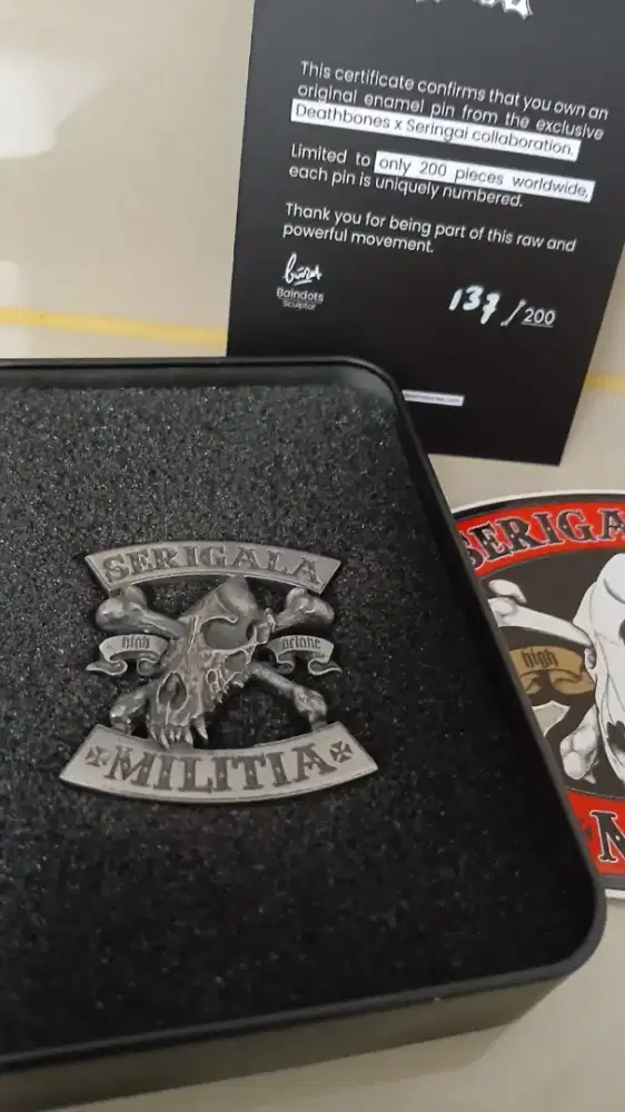 Official pin SERINGAI