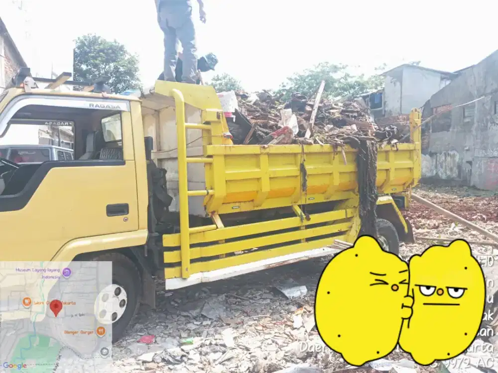 tanah murah mobil sampah proyek murah