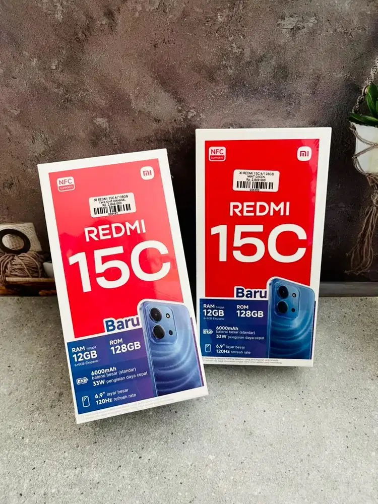 Ready redmi 15c bergaransi resmi