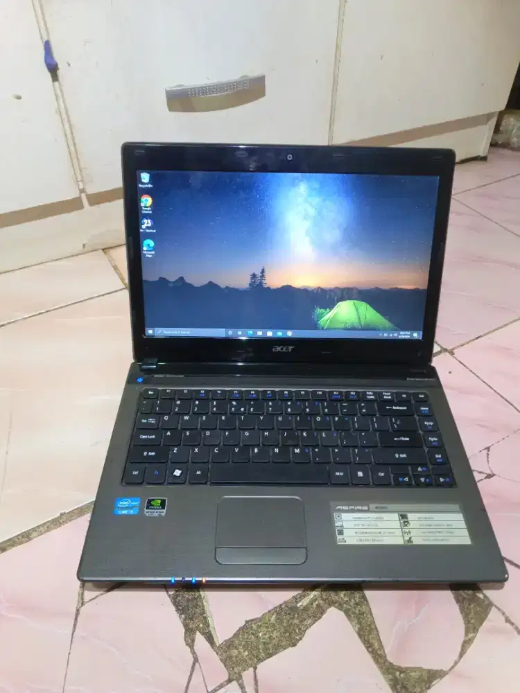Laptop acer core i5 ram 4 double vga