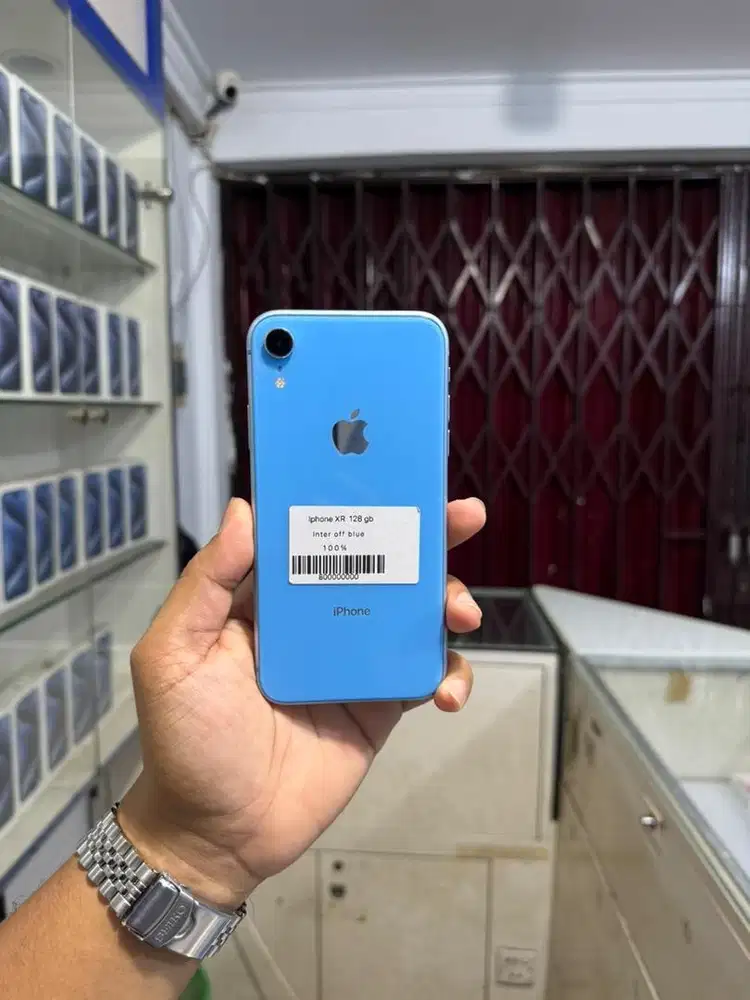 iphone xr 128gb blue inter