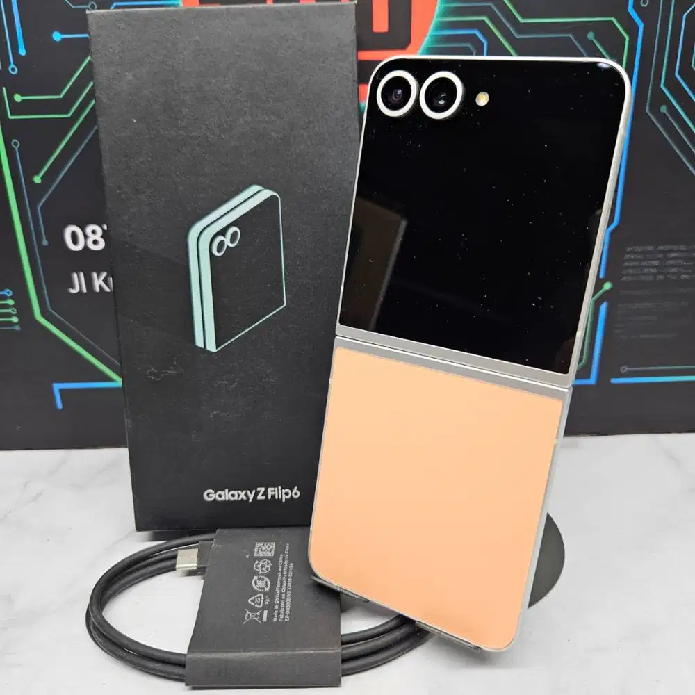 Samsung Galaxy Z Flip 6 12/256GB Peach Exclusive Color Fullset SEIN